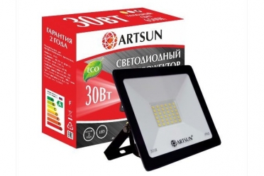 ПРОЖЕКТОР СВЕТОДИОДНЫЙ ARTSUN LED FL 30W 6500K SMD